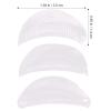FOMIYES 10pairs Silicone Eyelash Lift Pads for Salon Use Reusable Transparent for Perming and Grafting Compatible Eye Shapes Easy to Use and Clean view 3