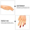 Mobestech Nail Art Display Hand Model Fake Hand for Beginners Practice Manicure Tool view 2