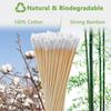Garrelett Round Tip Cotton Swabs, 6-Inch Bamboo Sticks, Lint-Free, for Delicate Cleaning, Arts & Crafts, Pet Care, Audio Equipment Maintenance with Portable Storage Case (Round Tips (600ct)) view 2