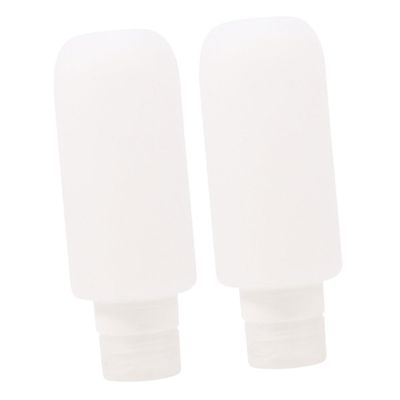 FOMIYES 2pcs Silicone Travel Bottles for Shampoo Wash Leak Squeeze Toiletries Containers Multi-function Packing Bottles for Travel Essentials