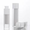 OSALADI Travel Bottles Refillable Airless Pump Jars Containers, 3 Pack Plastic Vacuum Lotion Pump Cosmetic Jars Bottles, Mini Travel Skincare for Face Eye Cream Shampoo view 1