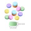 OSALADI 12pcs Mini Macaron Shaped Containers for Creams Lotions Travel Pill Cases Jewelry Each for Organizing view 2