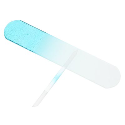 Beavorty 2pcs Glass Nail Files for Women Men Polishing Tool for Natural and Nails Easy to Use Handle for Home Care