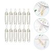 Beavorty 12pcs Minimalist Hair Clip Safety Pin Shaped Metal Hairpin Barrettes Bobby Pin Girls Women Hair Accessories Silver view 3