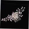 LALAFINA Bride Hair Comb Headdress Elegant Photography Props Fashion Headwear for Women Unique Handmade Wedding Accessories Chic Design for Special Events view 2