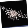 LALAFINA Bride Hair Comb Headdress Elegant Photography Props Fashion Headwear for Women Unique Handmade Wedding Accessories Chic Design for Special Events view 4