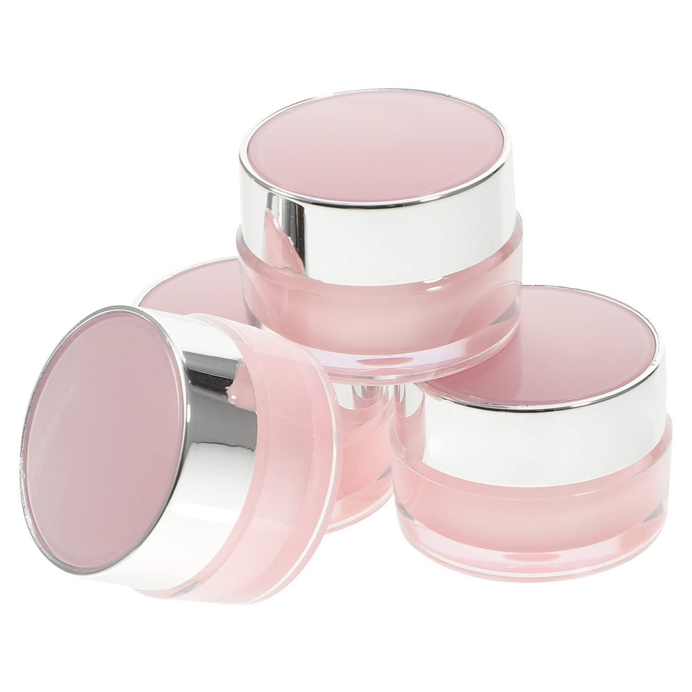 4pcs Cream Jar Cream Jar Facial Bottles Travel Lotion Container Portable Lotion Bottle Travel Jars for s Multipurpose Jars Cosmetic Packing es Dispenser