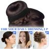 Beavorty 8pcs Reusable Hair Bun Makers Donut Bun for Elegant Updos for Daily Wear Gymnastics Dancing More Assorted view 4
