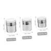 OSALADI 3pcs Airless Cream Dispenser Bottles Convenient Pump Lotion Containers for Travel for Cream Lotion Essential Oils view 2