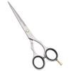 Barber Hair Scissors Cutting & Thinning Scissors Kit Straight Edge Razor Comb with Black Storage Case With Free Blades (Dull 6.5 Inch) view 3