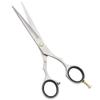 Barber Hair Scissors Cutting & Thinning Scissors Kit Straight Edge Razor Comb with Black Storage Case With Free Blades (Dull 6.5 Inch) view 4