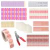 CloudTrip Nail Tool Kit - 50 Piece Set with Nail Glue, Adhesive Tabs, Buffer, File, Clipper, Prep Pad, Thank You Card, OPP Bag view 1