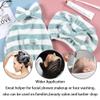 Large Microfiber Hair Towel Cap,Rapid Drying Towel For Hair,Ultra Soft Super Absorbent Hair Drying Towel Turban,Cute Green&Pink Bow Hair Towel Wrap,Hair Drying Towels For Women Fast Dry(2pack) view 4