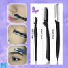 Eyebrow Kit for Women and Men. Eyebrow Grooming Kit Including: Eyebrow Brush, Eyebrow Razor, Eyebrow Comb, Eyebrow Scissors with Comb, Folding Eyebrow Knife, Scissors, Eyebrow Trimmer, Eyelash Comb view 2