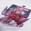 Fantasy Nails Vino Color Acrylic Collection 6jars 7grms each view 2