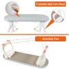 Diesisa Nail Arm Rest, Foldable PU Leather Nail Hand Rest For Nails Tech with Table Mat, Soft Hand Rest for Acrylic Nails/Nail Hand Pillow for Manicure Salon Use view 2