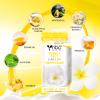nbc BeautiLab Pedicure Kit Foot Soak Set: Bubble Salt, Sugar Scrub, Massage Mask, Massage Lotion in a Box, 4 Step Foot Spa Kit for Dry Feet, Calluses and Tired Feet(3 Set Milky Flower) view 4