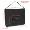 Elitzia Professional Massage Table Carrying Bag with Wheels & Shoulder Strap - Heavy-Duty Foldable Storage Case for Portable Massage Bed, Table Accessories - Model ETCB500 view 3