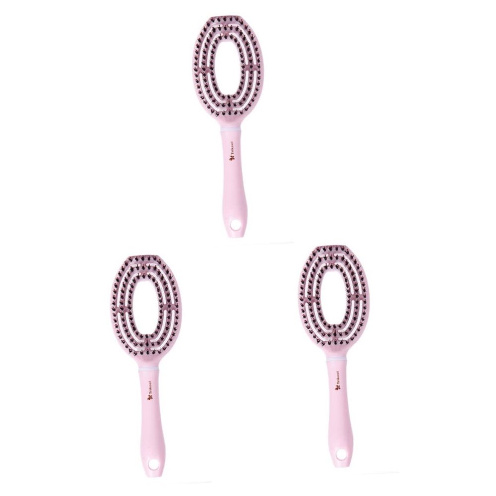 BIUDECO 3pcs Plastic Scalp Massage Comb for Women Non- Hairdressing Tool for Circulation and Relaxation for Salon and Home Use