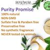 Rosemira Organics Organic Pure Aloe Vera Gel Face Neck and Body Moisturizer for All Skin Types  ZERO Artificial Ingredients  1 Month Supply  Made in USA Rose Scent 1 OZ view 4