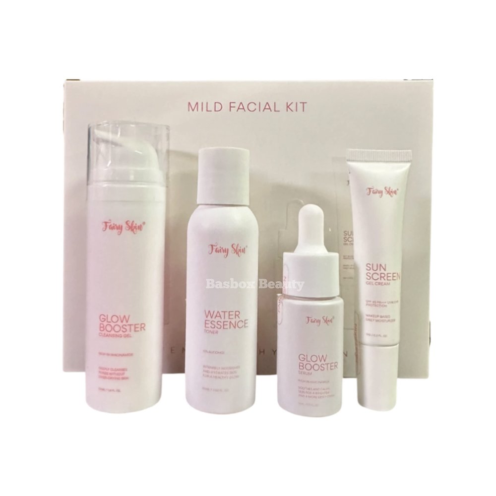Fairy Skin Mild Facial Kit (4-Piece Set)