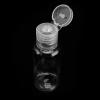 MOUYAT 110 Pack 1oz Clear Plastic Flip Cap Bottles, 30ml Empty Squeeze Travel Bottles with Flip Cap, Mini Refillable Travel Size Sample Containers for Lotion, Cream and Toiletries view 4
