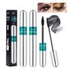 2 Pack Lash Cosmetics Mascara 5x Longer Lash Mascaras, 2 in 1 Black Mascara Waterproof Volume and Length Eye Cosmetics, Long-Lasting Natural Liquid Eyelash Mascaras Black Makeup view 1
