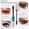 2 Pack Lash Cosmetics Mascara 5x Longer Lash Mascaras, 2 in 1 Black Mascara Waterproof Volume and Length Eye Cosmetics, Long-Lasting Natural Liquid Eyelash Mascaras Black Makeup view 3