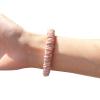 100% mulberry silk fabric 22mm silk scrunchies for hair white black pink color (pink) view 1