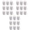 minkissy 27PCS 30ML Travel Size Clear Bottle with Keychain Bulk Plastic Pump Bottles with Flip Cap Leakproof Refillable Bottles Empty Shampoo Bottle for Liquid Travel Lotion view 1