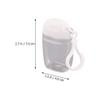 minkissy 27PCS 30ML Travel Size Clear Bottle with Keychain Bulk Plastic Pump Bottles with Flip Cap Leakproof Refillable Bottles Empty Shampoo Bottle for Liquid Travel Lotion view 4