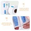 Beaupretty 5rolls Disposable Hairdressing Neck Paper Strips Stretchy Neck Wrap for Hair Cutting and Salon Services Pack view 3