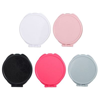 Beavorty 5pcs Compact Double-Sided Makeup Mirror Travel Mirrors for Easy Makeup Application and The Go