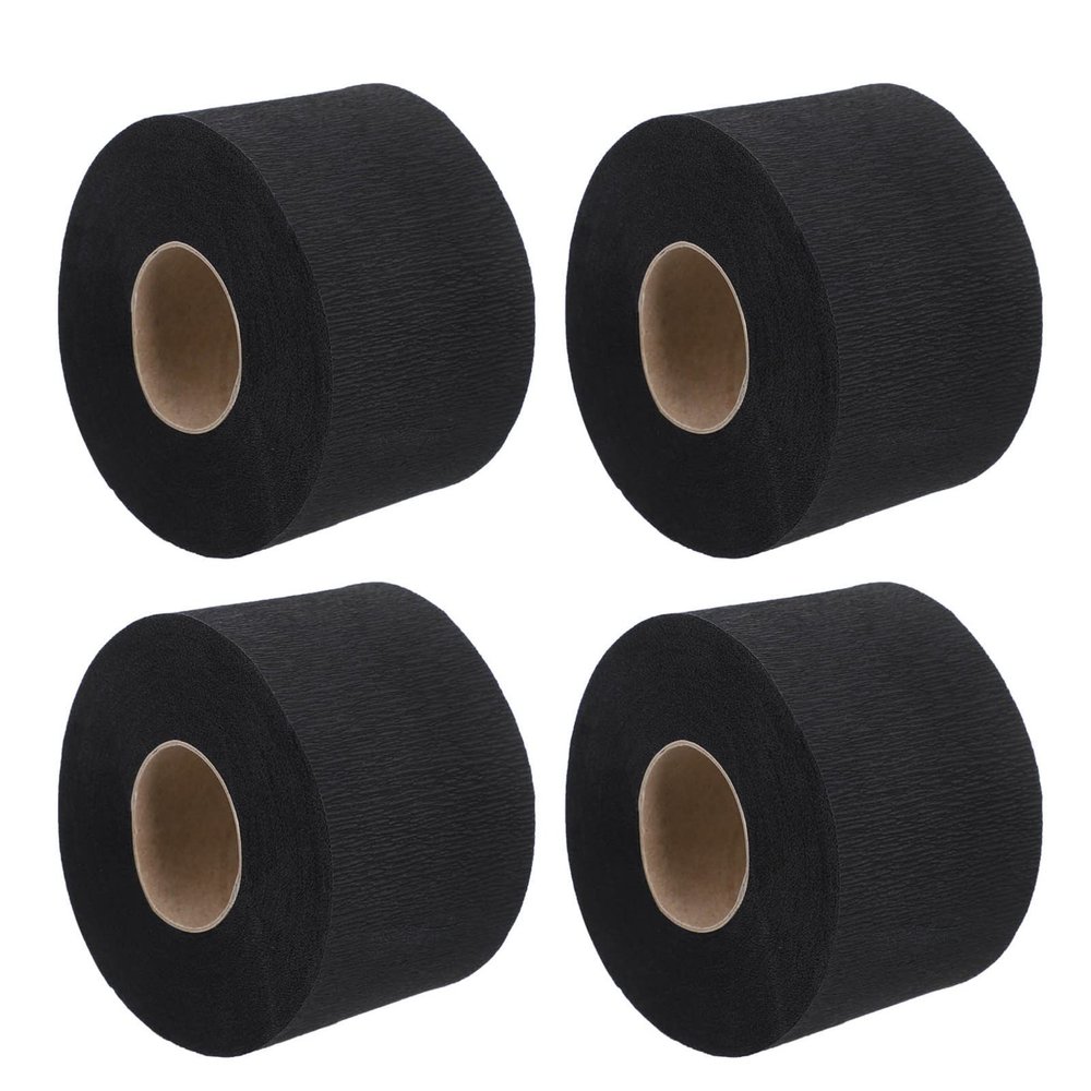 Beaupretty Hair Cutting Neck Paper Barber Neck Strips 4 Rolls Haircut Neckband Paper Major Accessories Stretchy Neck Paper Barber Neck Protection