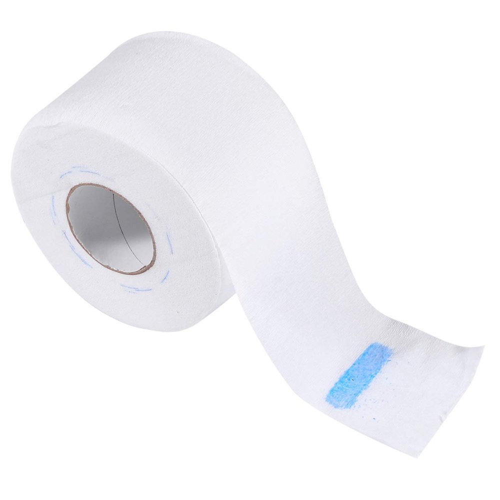 Beaupretty 5rolls Disposable Hairdressing Collar Papers Neck Strips for Haircuts Barber Neck Protector for Salons and Home Use