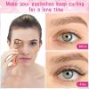 5 Pieces Eyelash Curler Set Include Eyelash Curlers with 10 Pieces Eyelash Curler Refill Pads Eyelash Comb Eyebrow Brush Eyelash Tweezers False Eyelashes Applicator Tool for Women (Rose Gold, Black) view 2