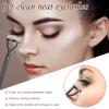 5 Pieces Eyelash Curler Set Include Eyelash Curlers with 10 Pieces Eyelash Curler Refill Pads Eyelash Comb Eyebrow Brush Eyelash Tweezers False Eyelashes Applicator Tool for Women (Rose Gold, Black) view 4