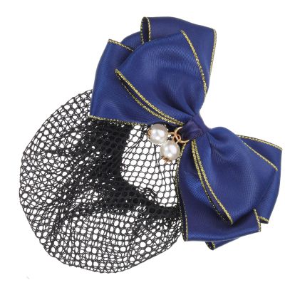 Beaupretty Bowknot Hair Bun Cover for Women Elegant Hair Net Decorative Bowknot for Stewardesses and Formal Occasions for Classy Looks