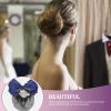 Beaupretty Bowknot Hair Bun Cover for Women Elegant Hair Net Decorative Bowknot for Stewardesses and Formal Occasions for Classy Looks view 3