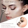 14 Pieces Eyelash Curler Kit Eyelash Comb Eyebrow Brush Tweezers False Eyelashes Applicator Tool Eyebrow Trimmer Silicone Refills Pads for Women(Black) view 4