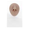 YUYTE Silicone Piercing Body Model, Piercing Body Part Model with Display Rack, Soft Silicone Ear Mouth Nose Eye Tongue Navel Model for Piercing Practice (Dark Skin Colour) view 4