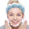 Aufona Spa Headband for Women, Cute Terry Towel Sponge Hairband for Skincare, 4 Pack-Blue view 2
