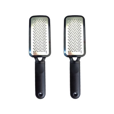 Magik 2-4 Pack Foot File Callus Remover Colossal Rasp Pedicure Hard Skin Scrubber (Black, 2 Pack)