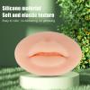 Practice , 3D Silicone Lips Microblading Practice Skin, 3D Fake Skin for Lips Permanent Makeup, Silicon Practice Lips Skin for Artists, Beginners (Light view 2