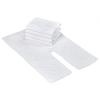 Fushay Facial Towels Professional Split Design Microfiber for Spa Steam Esthetician Supplies Salon and Barber Tools (All White) view 2