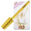 PANA Tapered Barrel Carbide 3/32" Shank Size - (Gold, Coarse Grit) - Fast remove Acrylic or Hard Gel Nail Drill Bit for Manicure Pedicure Salon Professional or Beginner view 1