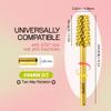 PANA Tapered Barrel Carbide 3/32" Shank Size - (Gold, Coarse Grit) - Fast remove Acrylic or Hard Gel Nail Drill Bit for Manicure Pedicure Salon Professional or Beginner view 2