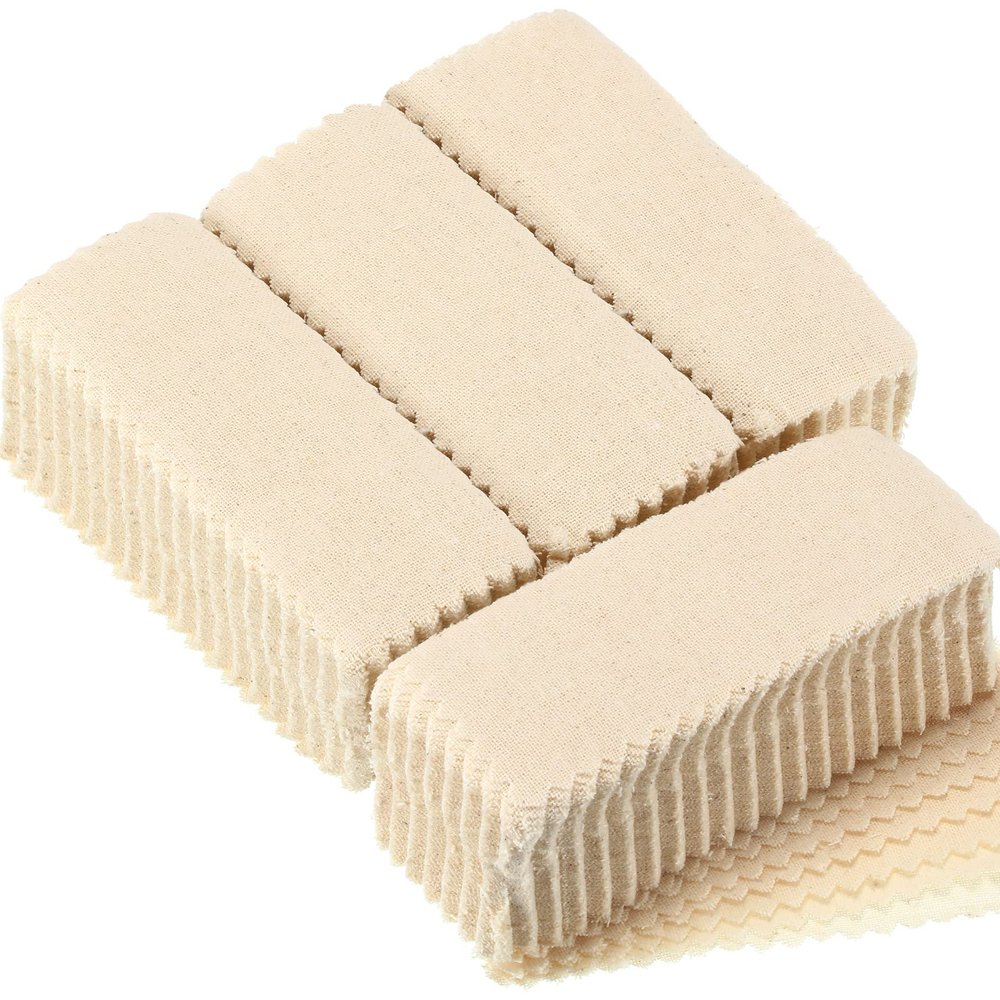 Teling 1000 Pcs Muslin Cloth Wax Strips for Waxing Tear Resistant Epilating Soft Muslin Strips for Women Men Face Eyebrow Lip Body Sugaring Hair Removal, 4 x 1.5 Inches