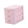 COLLBATH Compact Lightweight Jewelry Organizers Pink Storage Drawer Desktop Storage Box Makeup Case for Women view 1