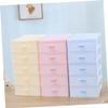 COLLBATH Compact Lightweight Jewelry Organizers Pink Storage Drawer Desktop Storage Box Makeup Case for Women view 2